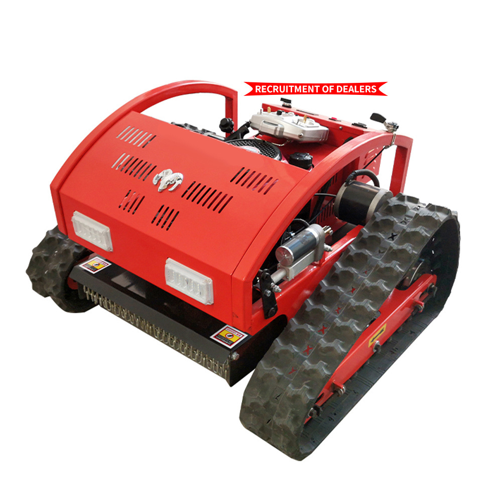 VOL-500 High Quality CE Approve Grass Cutting Machine Crawler Brush Cutter For Agriculture electric remote control AI robot lawn