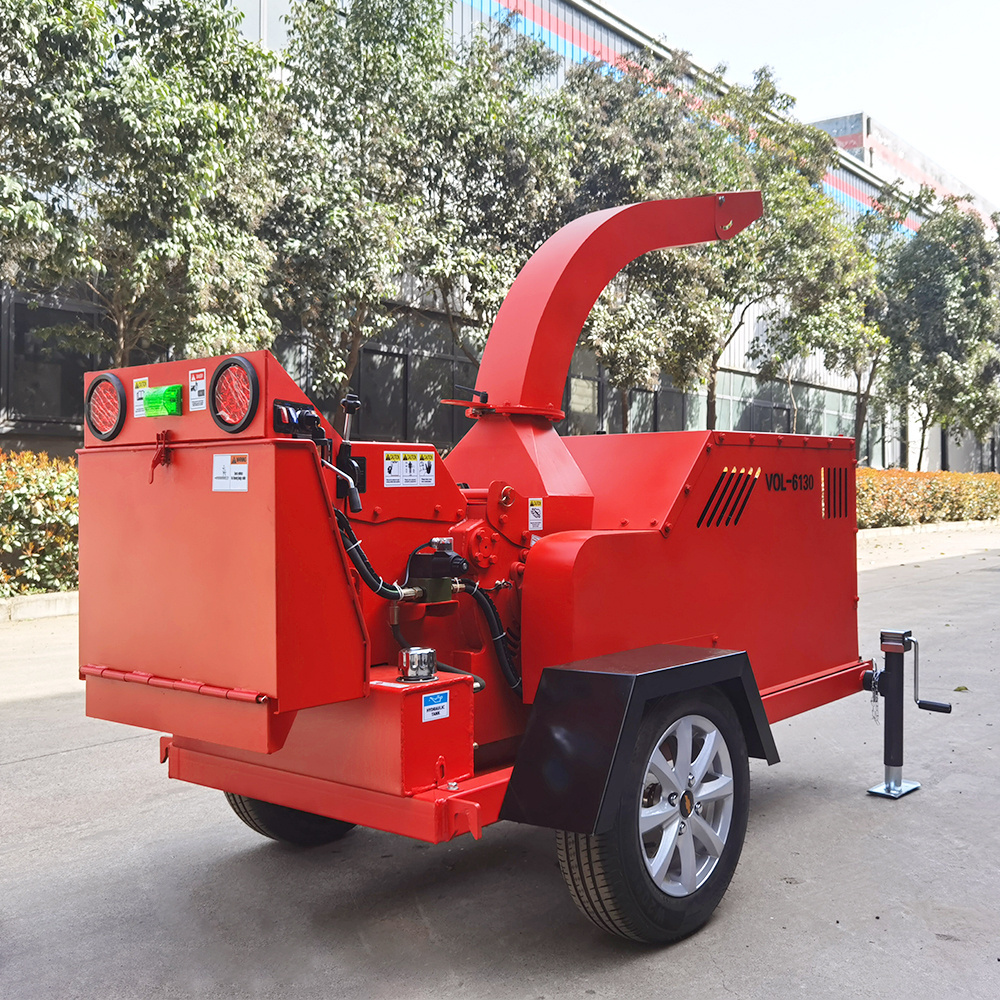 VOL-6130 Factory price high quality diesel engine wood chipper shredder branch shredder wood pallet shredder