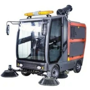 Hot Selling Multifunctional Ride On Street Road Sweeper Industrial Fully Enclosed Electric Floor Cleaning Machine