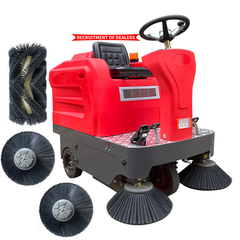 Electric Automatic Road Sweeper Energy Saving  Road Sweeper Cleaning  Street Sweeping Machine