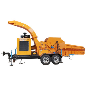 large capacity diesel wood chipper 12 inch hydraulic feed wood chipper