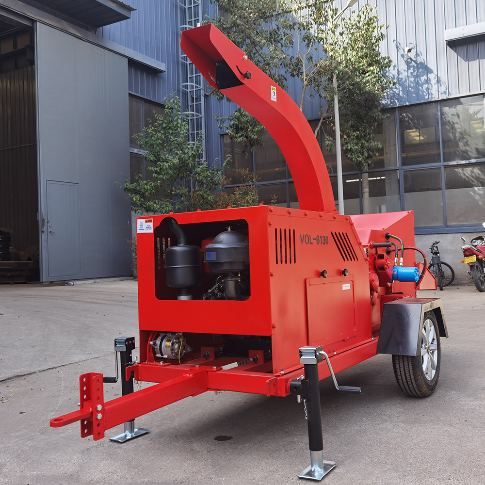 32Hp Tractor Pto Driven Log Corn Shredding Crushing Machine Wood Pellet Chipper Shredder Garden Tea Leaf Tree Branch Crusher