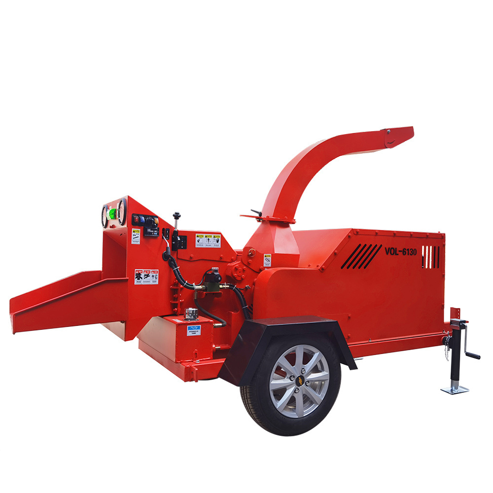 Hot Sale High Quality Mobile Diesel Tree Chipping Shredder Machine Wood Chipper Machine Industrial Wood Chipper