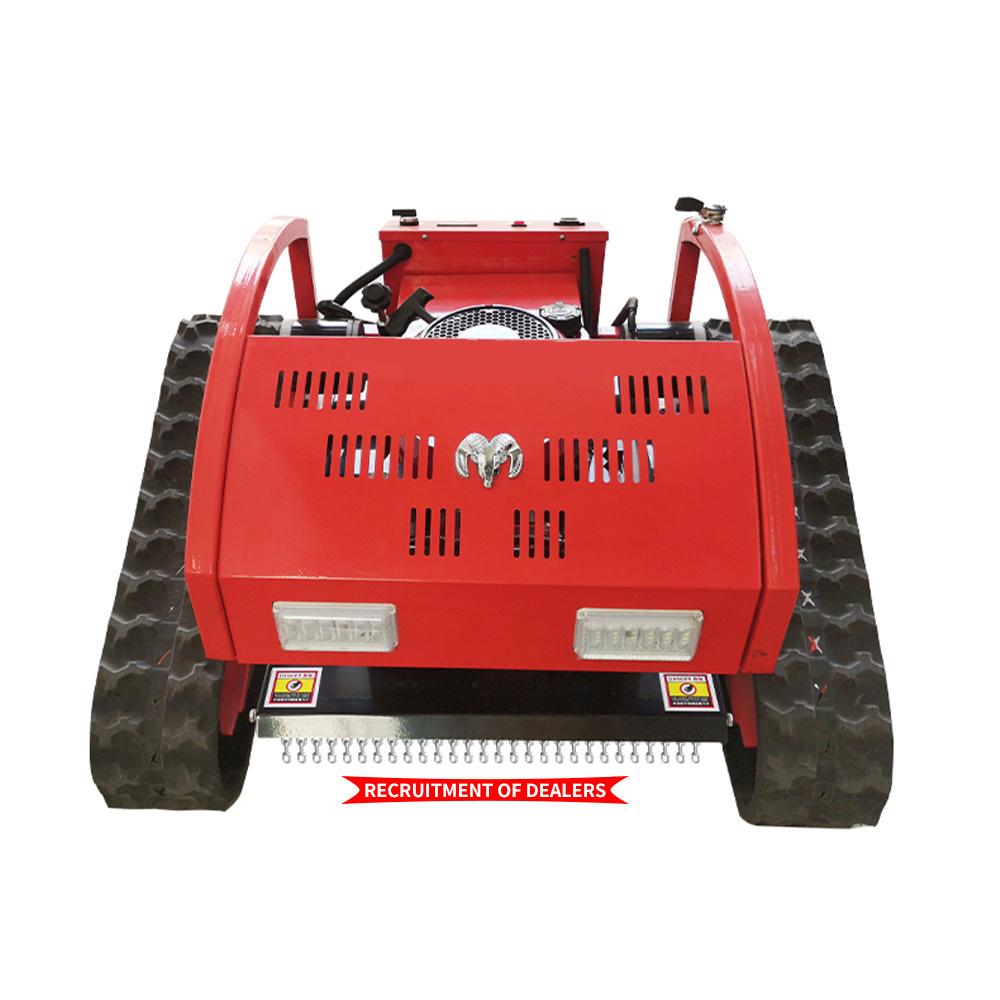 VOL-500 High Quality CE Approve Grass Cutting Machine Crawler Brush Cutter For Agriculture electric remote control AI robot lawn