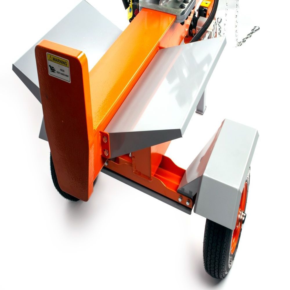 2024 New 4 Way Wedge Splitting Machine Split Log Splitting Machine Automatic Wood Engine Wood Powered by 25 HP Loncin Engine