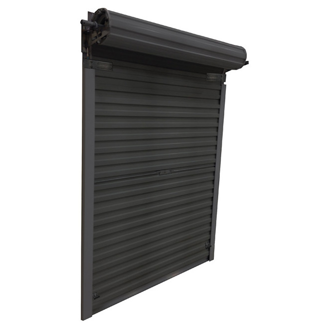 Factory Security Exterior Steel Turbine Wholesale Rolling Single Sliding Shutter Doors