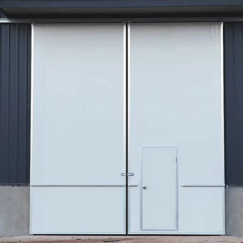 Industrial Warehouse Factory Exterior Aluminum Frame Sliding Door