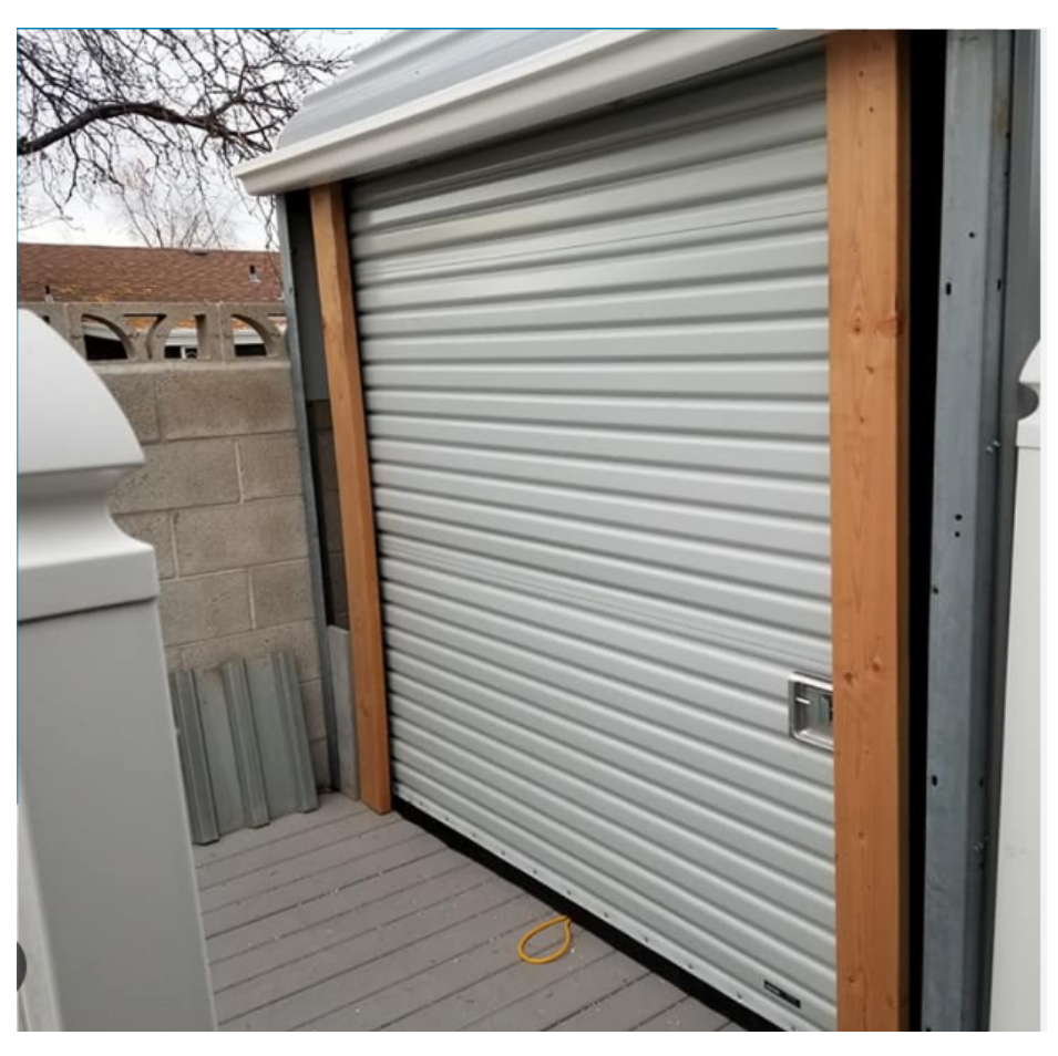 Factory Security Exterior Steel Turbine Wholesale Rolling Single Sliding Shutter Doors