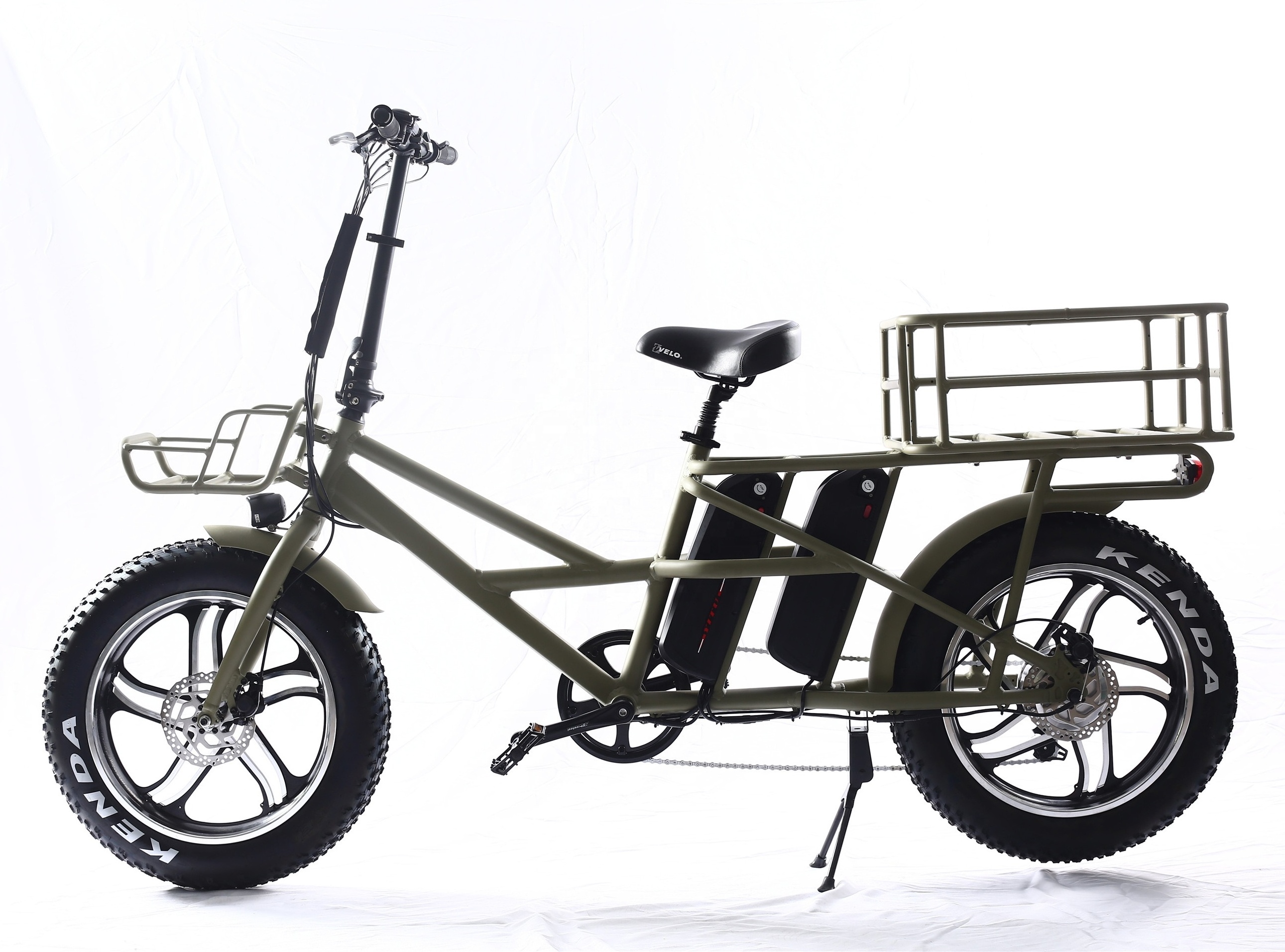 Long Range 120Km Electric Cargo Bike With 20