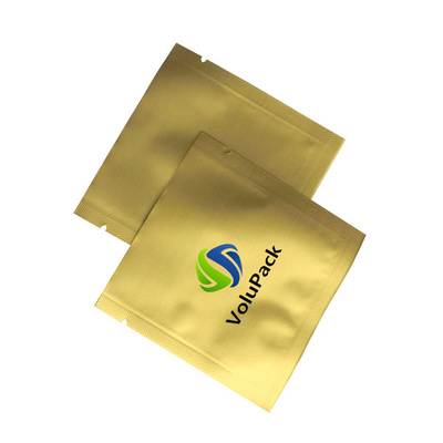 Custom Mylar Bags Skincare Cosmetics Eye Cream Sample Sachet Packets Small Three Side Seal Mylar Bag For Body Lotion Shampoo