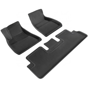 Waterproof, Kick And Scratch Resistant Car Floor TPR Mats Wholesale Price For Tesla Model 3 other exterior accessories