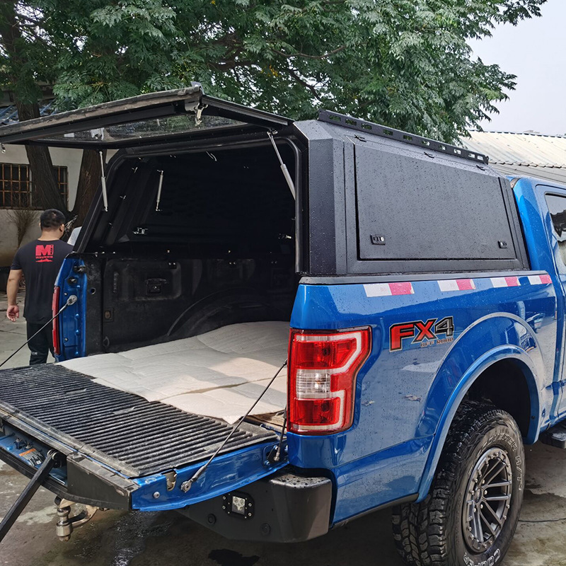 4x4 Aluminum Canopy Black Pickup Hardtop Canopy for Ford Raptor Ranger Toyota Hilux Tacoma