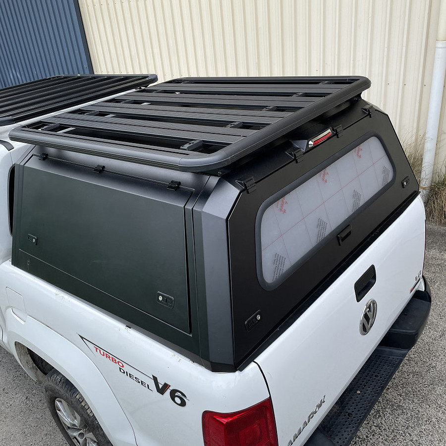 4x4 Aluminum Canopy Black Pickup Hardtop Canopy for Ford Raptor Ranger Toyota Hilux Tacoma