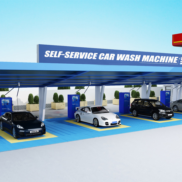 2.2kw Vending Car Wash Machine Operate With Coin /card Self Service Car easy clean car wash