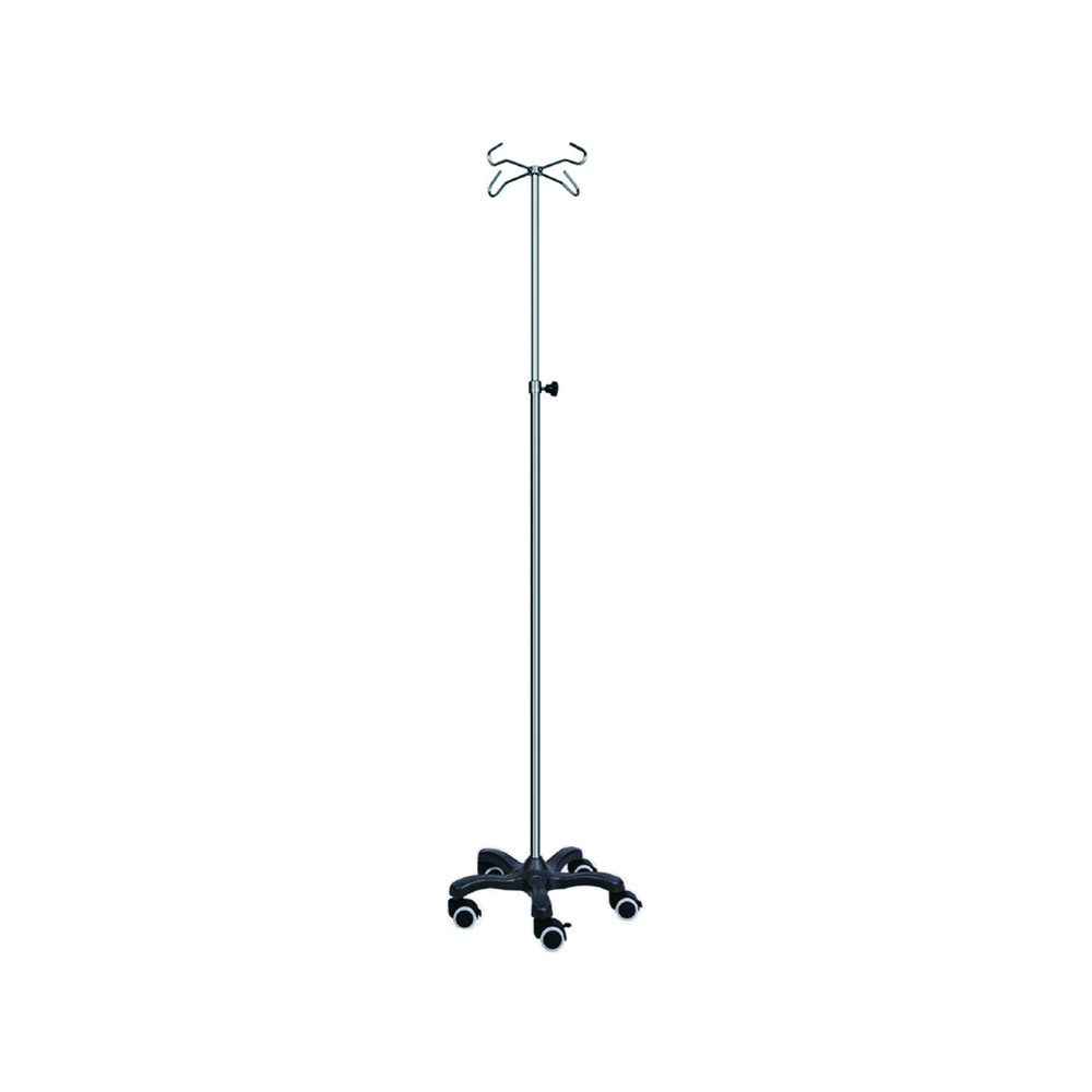 Stainless Steel Medical Hospital Bed Infusion Ceiling Mounted IV Drip Stand