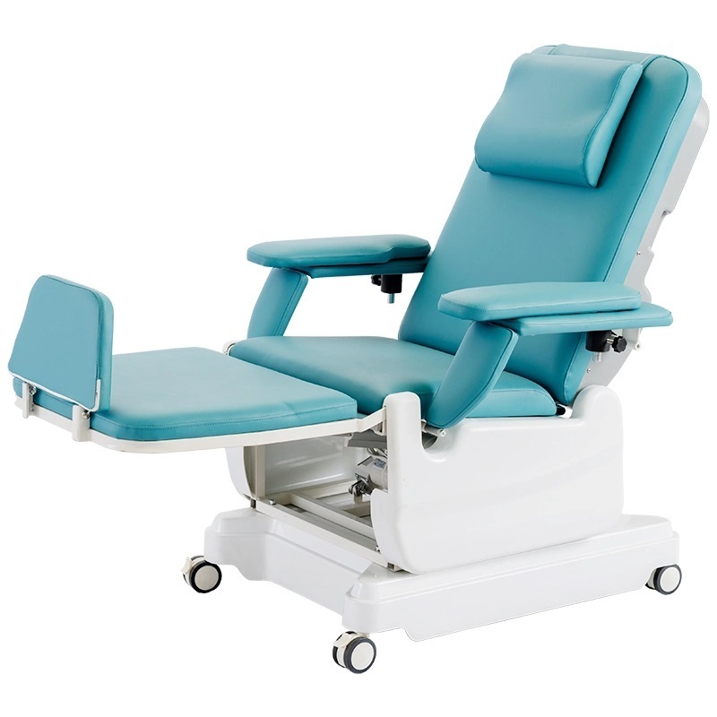 China Manufacturers Cheap Price Quality Three Motors Hospital Adjustable Electric Reclining Dialysis Chair with Wheels