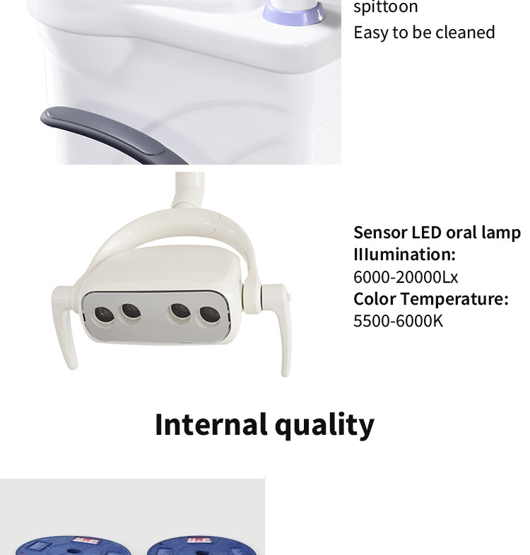 High Quality Led Light Electric Dental Chairs Unit Price of Dental bed