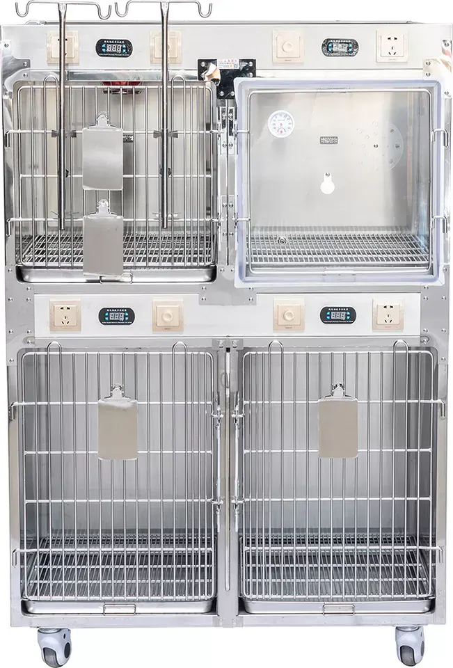 Veterinary animal hospital therapy warming cage Veterinary equipment cage