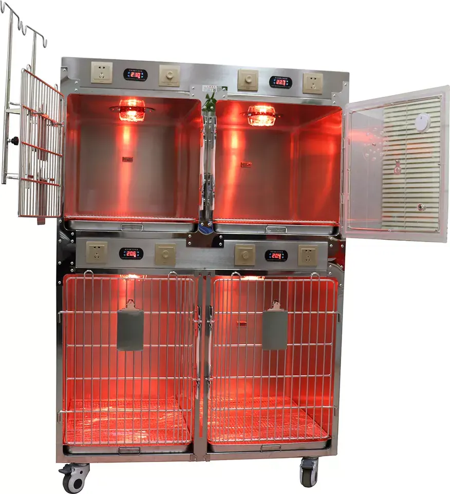 Veterinary animal hospital therapy warming cage Veterinary equipment cage