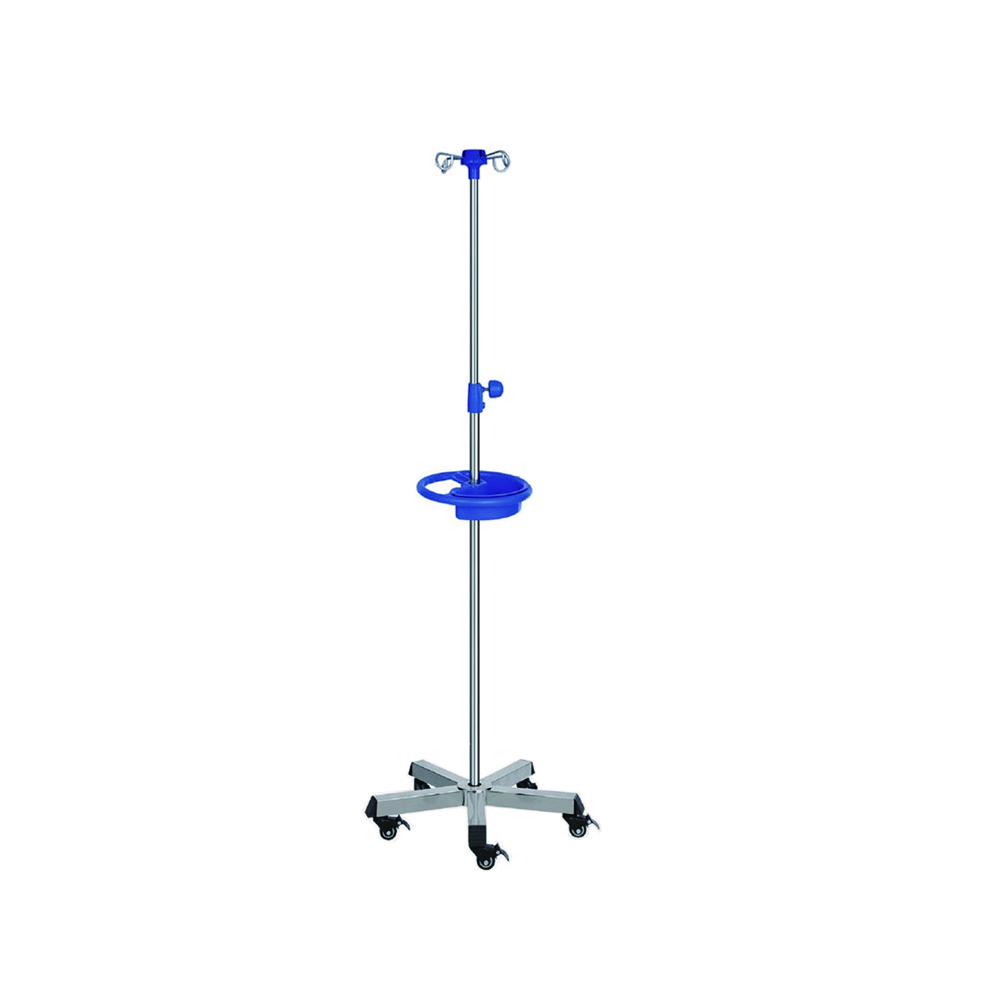 Stainless Steel Medical Hospital Bed Infusion Ceiling Mounted IV Drip Stand