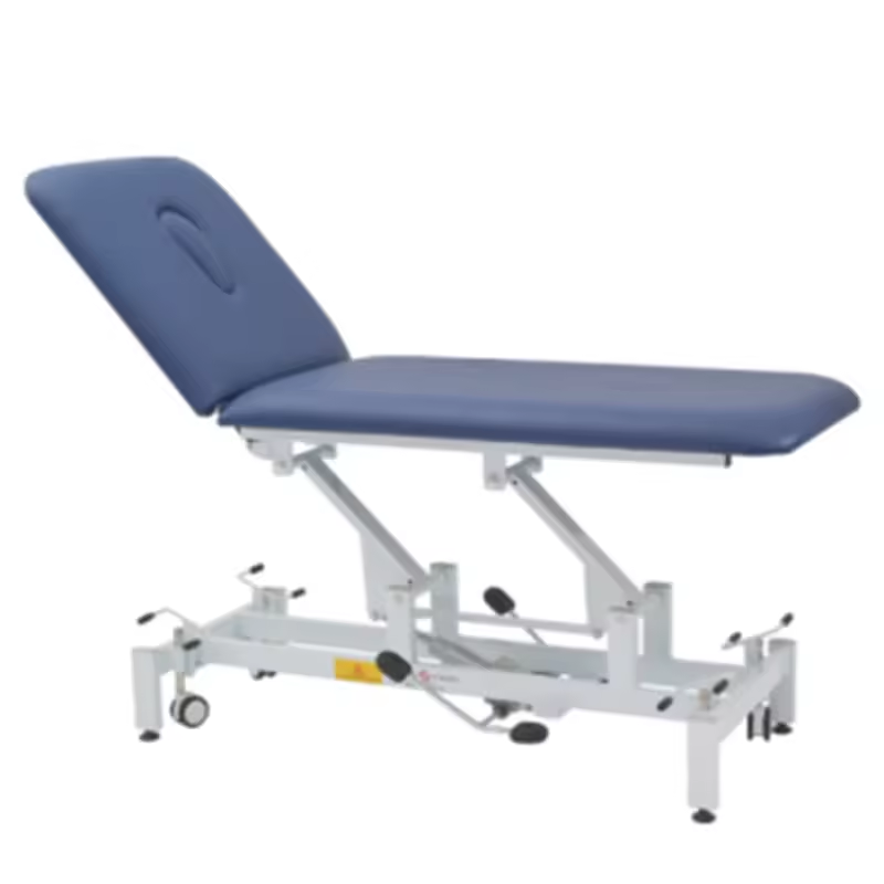 Electric 3 Section Height Back Hospital Traction Examination Table Height Adjustable Medical Physical Therapy Treat Bed