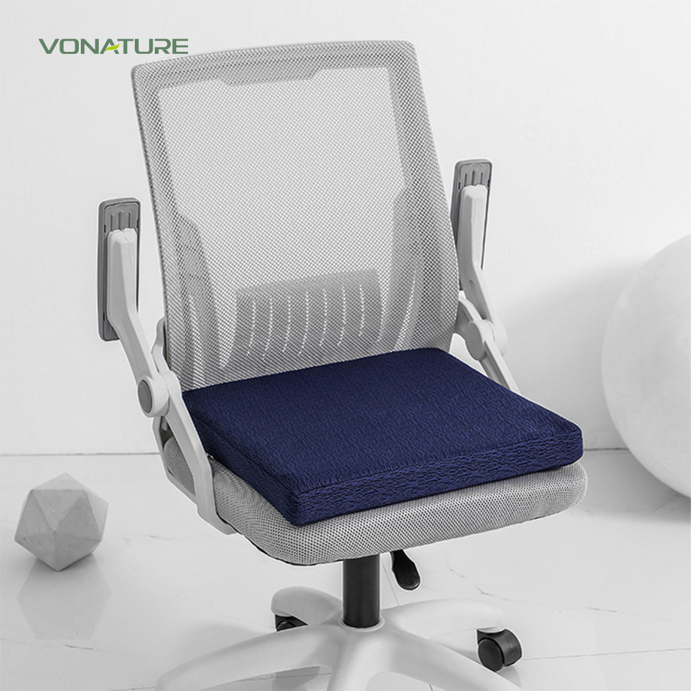 Comfort Zero Gravity Coccyx Orthopedic Office Chair Pad Car Memory Foam Polyolefin Elatomer POE Seat Cushion