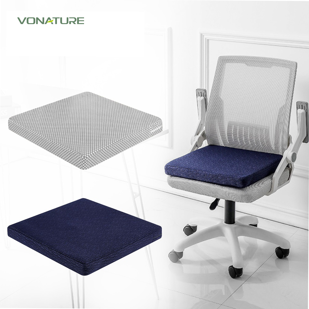 Comfort Zero Gravity Coccyx Orthopedic Office Chair Pad Car Memory Foam Polyolefin Elatomer POE Seat Cushion