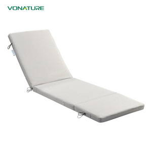 Outdoor Furniture Pool Sun Lounger 4D Air Fiber POE  Beach Sun Lounger  Cushion