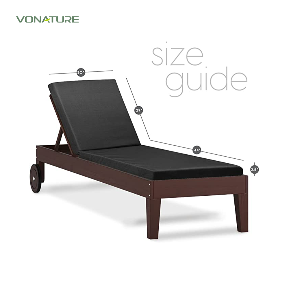 Outdoor Furniture Pool Sun Lounger 4D Air Fiber POE  Beach Sun Lounger  Cushion