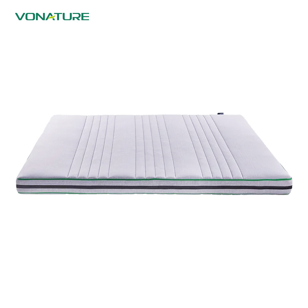 King Size Mattress Coconut Coir Mat Quality Bedroom Natural latex Mattresses 3E palm fiber with customized fabric mattress