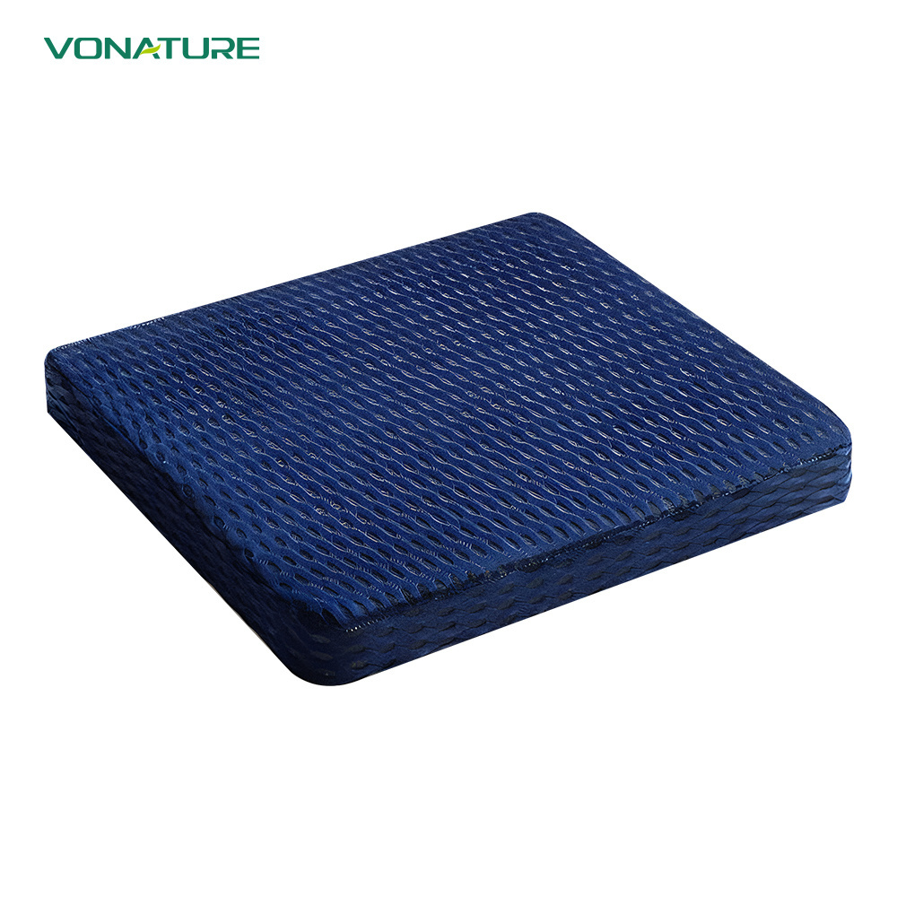 Comfort Zero Gravity Coccyx Orthopedic Office Chair Pad Car Memory Foam Polyolefin Elatomer POE Seat Cushion