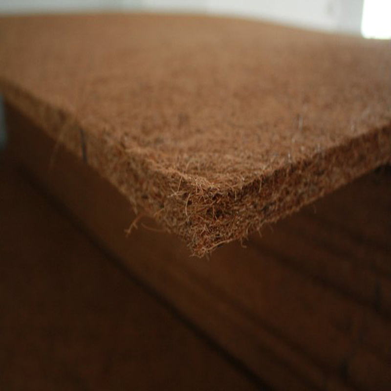 King Size Mattress Coconut Coir Mat Quality Bedroom Natural latex Mattresses 3E palm fiber with customized fabric mattress