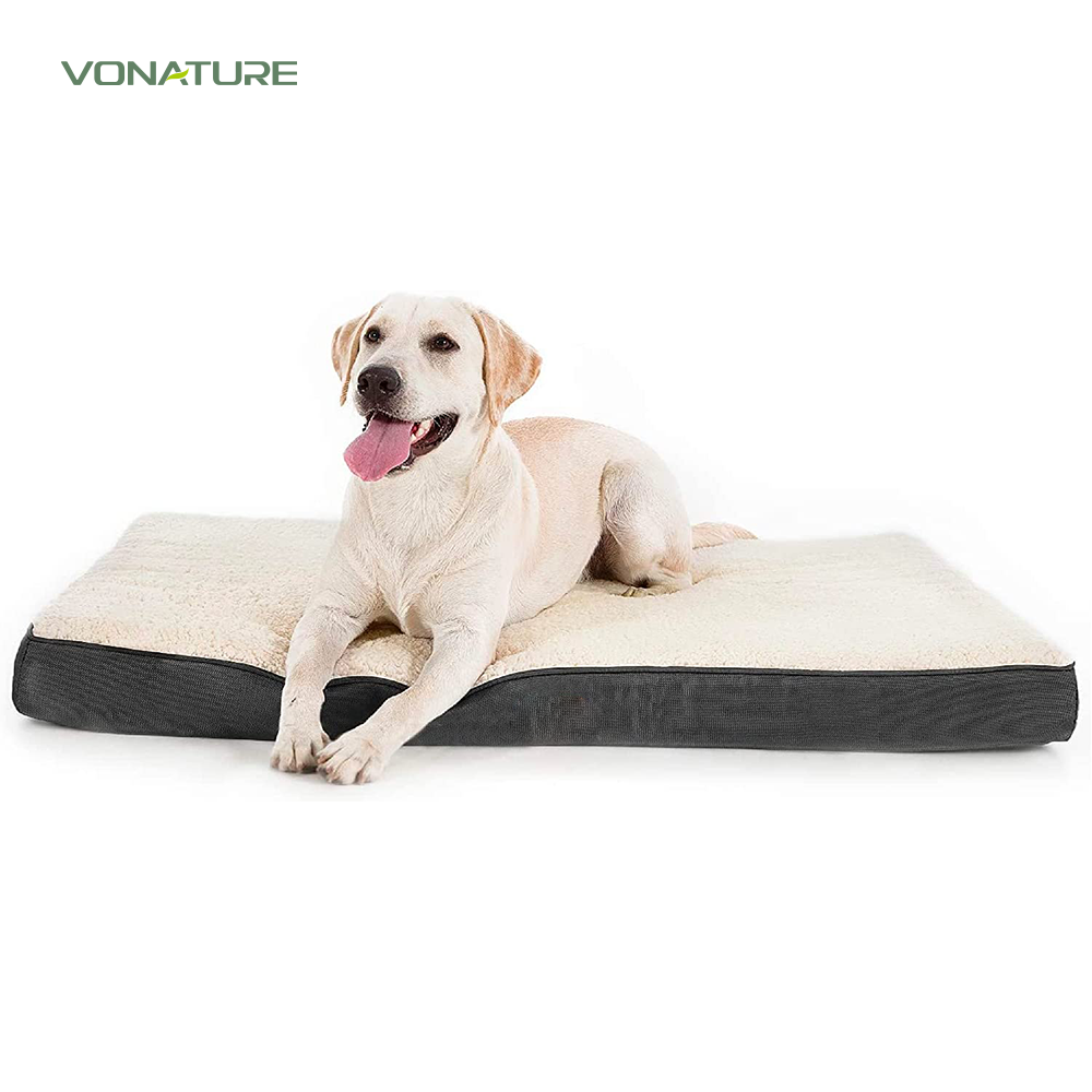 Breathable cooling comfortable plush eco friendly materiai pet beds for dog cat animal