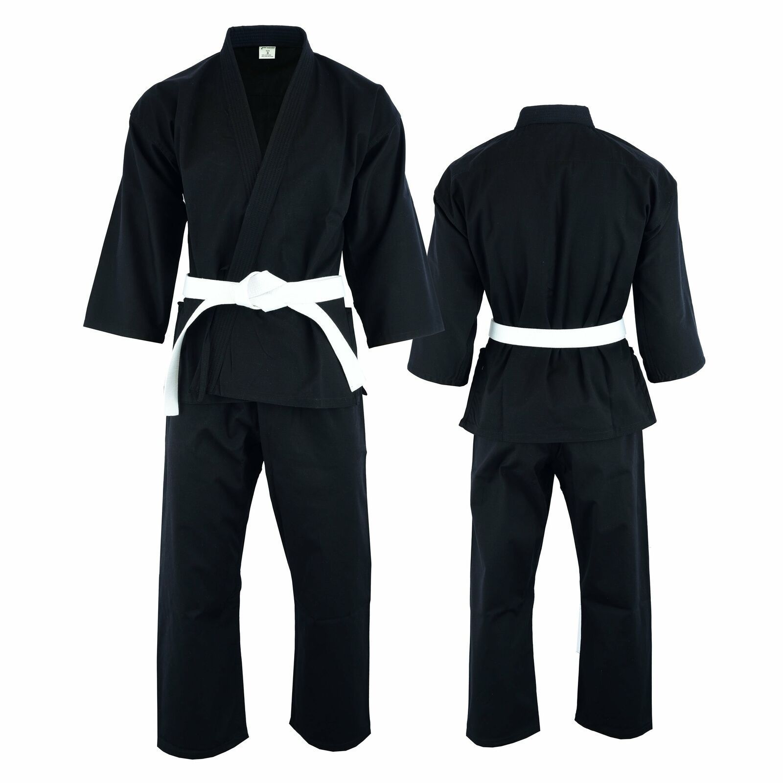 New Custom Made Mid weight Karate Uniform for Kids & Adults 8oz Karate Gi Martial Arts Uniform Student with Free White Belt