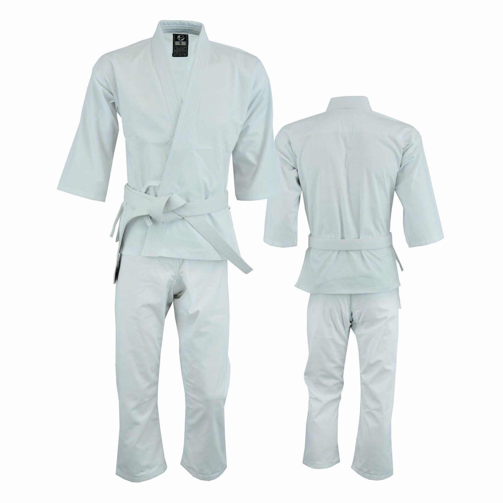 New Custom Made Mid weight Karate Uniform for Kids & Adults 8oz Karate Gi Martial Arts Uniform Student with Free White Belt