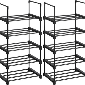 Industrial Low Price Modern Style Metal Set of 2 Metal Shoe Storage Organizer racks