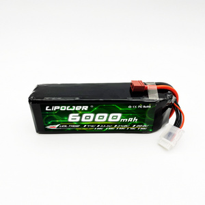 2024 New RC Lipo Battery 3000 5200 6000 7000 8000 10000 mAh 11.1v 14.6v 22.2v 3s 4s 6s 60C for 4x4 Buggy Drone UAV FPV Airplane