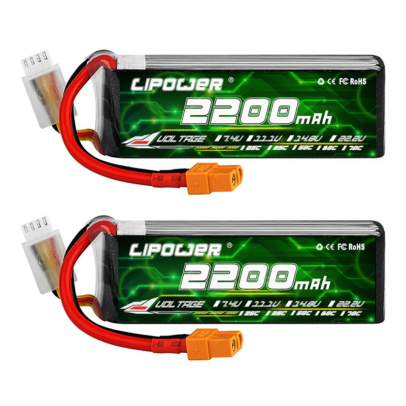 In Stocks RC Lipo Battery 2200mah 11.1v 14.8v 4S/6S 35C RC Plane Battery Free Sample for RC Truck Airplane Helicopter Boat