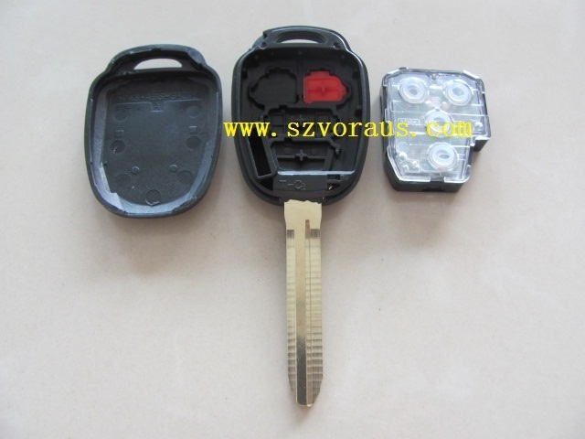 high quality To 3 button remote key fob 314.2 mhz (original master H chip)