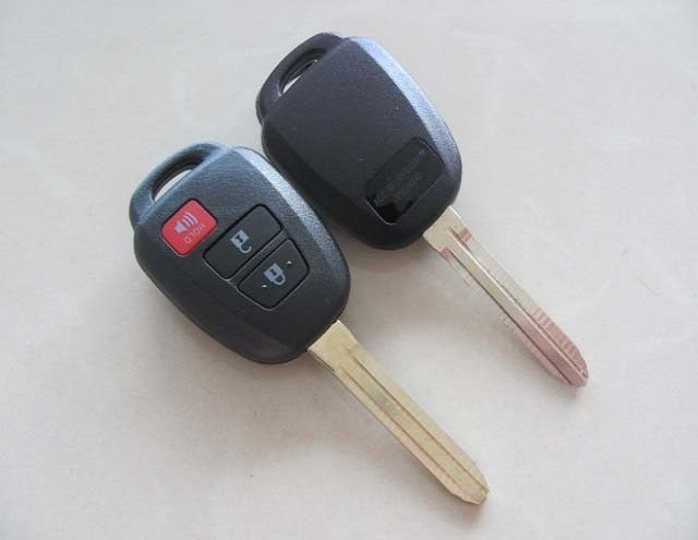 high quality To 3 button remote key fob 314.2 mhz (original master H chip)