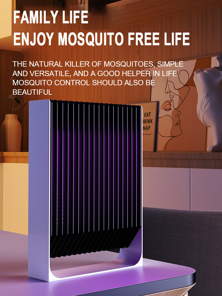 New Black Knight Electric Shock Mosquito Lamp USB Photocatalyst Household Mosquito Trap Charging Mosquito Trap Lamp