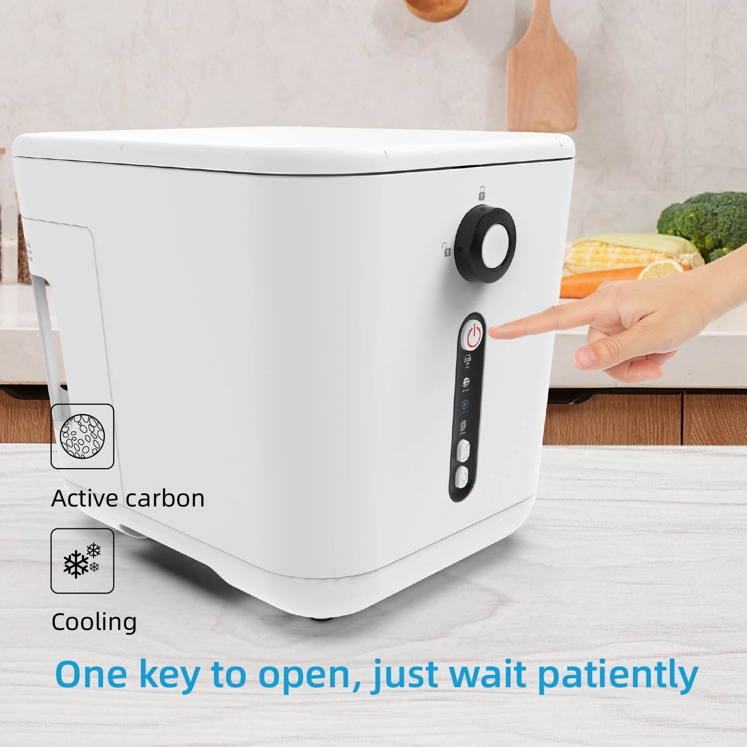 Household home portable electric kitchen recycling food waste composter garbage disposer machine