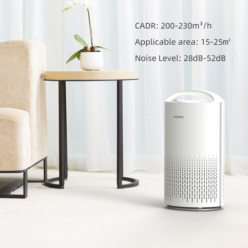 2024 new hot selling Tuya App wifi air purifier Hepa 13 filter bedroom air cleaner smoke dust removal