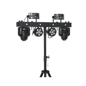 Vorlane Portable Dj Lights Disco Dj Equipment Gig Bar 2pcs 6x5w RGBW 4in1 Led Par Bar Stage Lighting With Stand