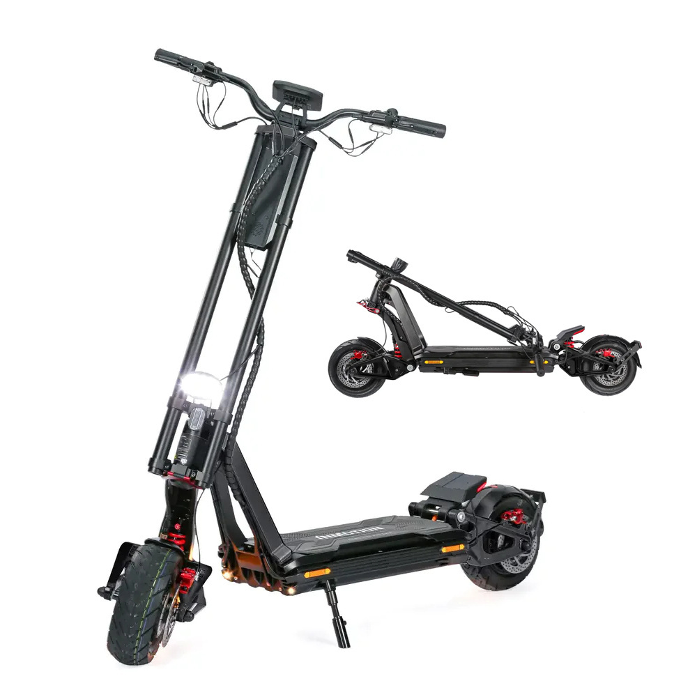 Inmotion RS Midnight Electric Scooter with Top Speed 63.3 mph (102 kph) And 40 Degree Hill Climb Capacity