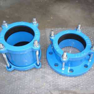 Ductile cast iron wide range flange adaptor universal flange adaptor for PE/PVC/DI pipes