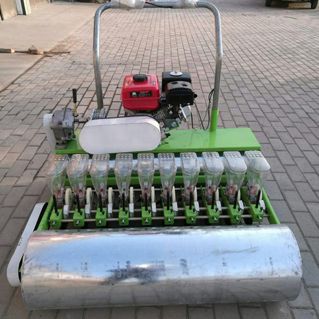 Customized 10 rows vegetable planter machine, gasoline 8 rows onion plant, carrot planting machine