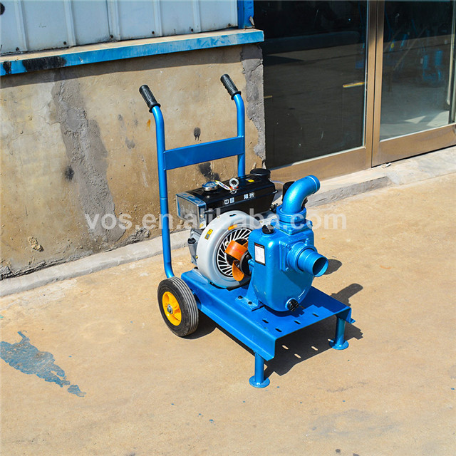 Self-priming centrifugal pump agricultural water pump, movable diesel irrigation water pump unit