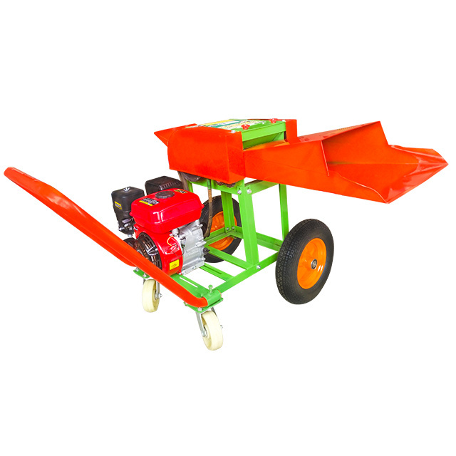 Gasoline/diesel/electric engine farm use chaff cutter machine, chopper fodder cutting machinery