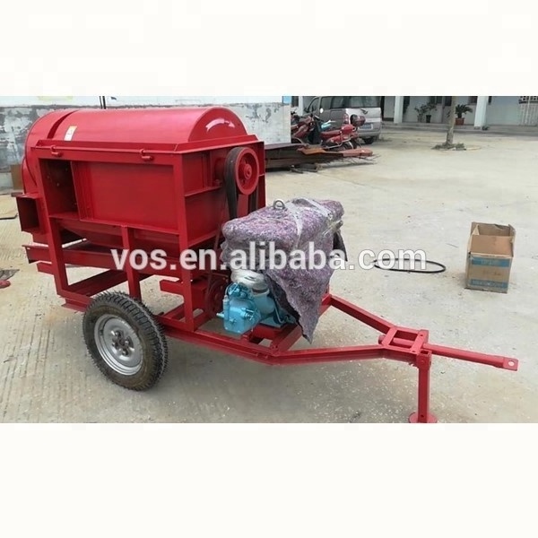 diesel motor multi crop thresher , hot sale mini paddy wheat rice thresher machine